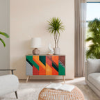 MAKESHIFT ARTISTRY skänk med 2 dörrar