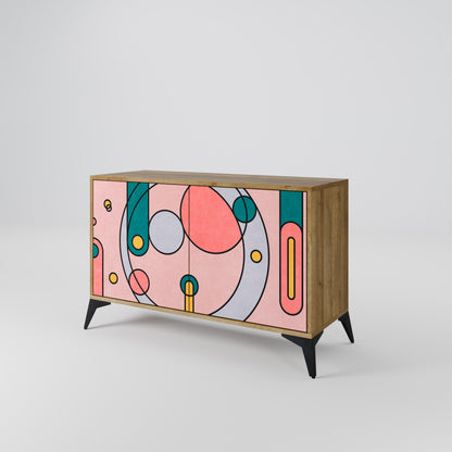 GOSSAMER ECHOES 2-Door Sideboard in Oak Effect