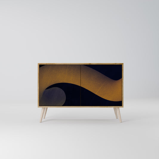 HOLLOW TIME 2-Door Sideboard in Oak Effect