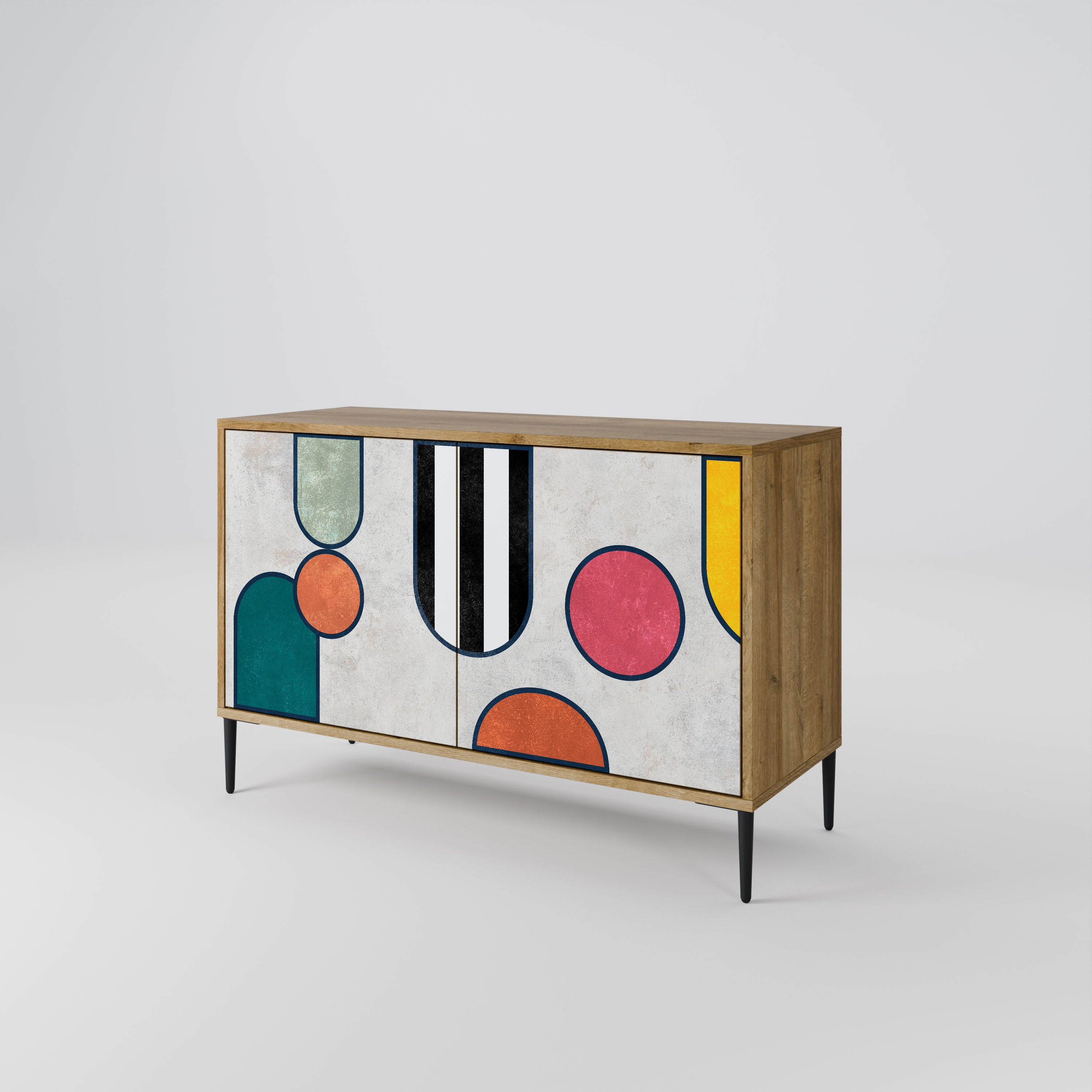 COOL STORY 2-Door Sideboard in Oak Effect