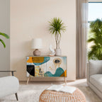 ABSTRAKTA ANSIKTEN 2-dörrars skänk