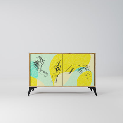 BODY LANGUAGE 2-Door Sideboard in Oak Effect