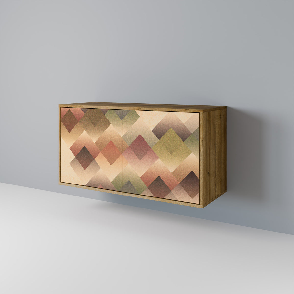 GEOMETRIC FUSION Skänk med två dörrar