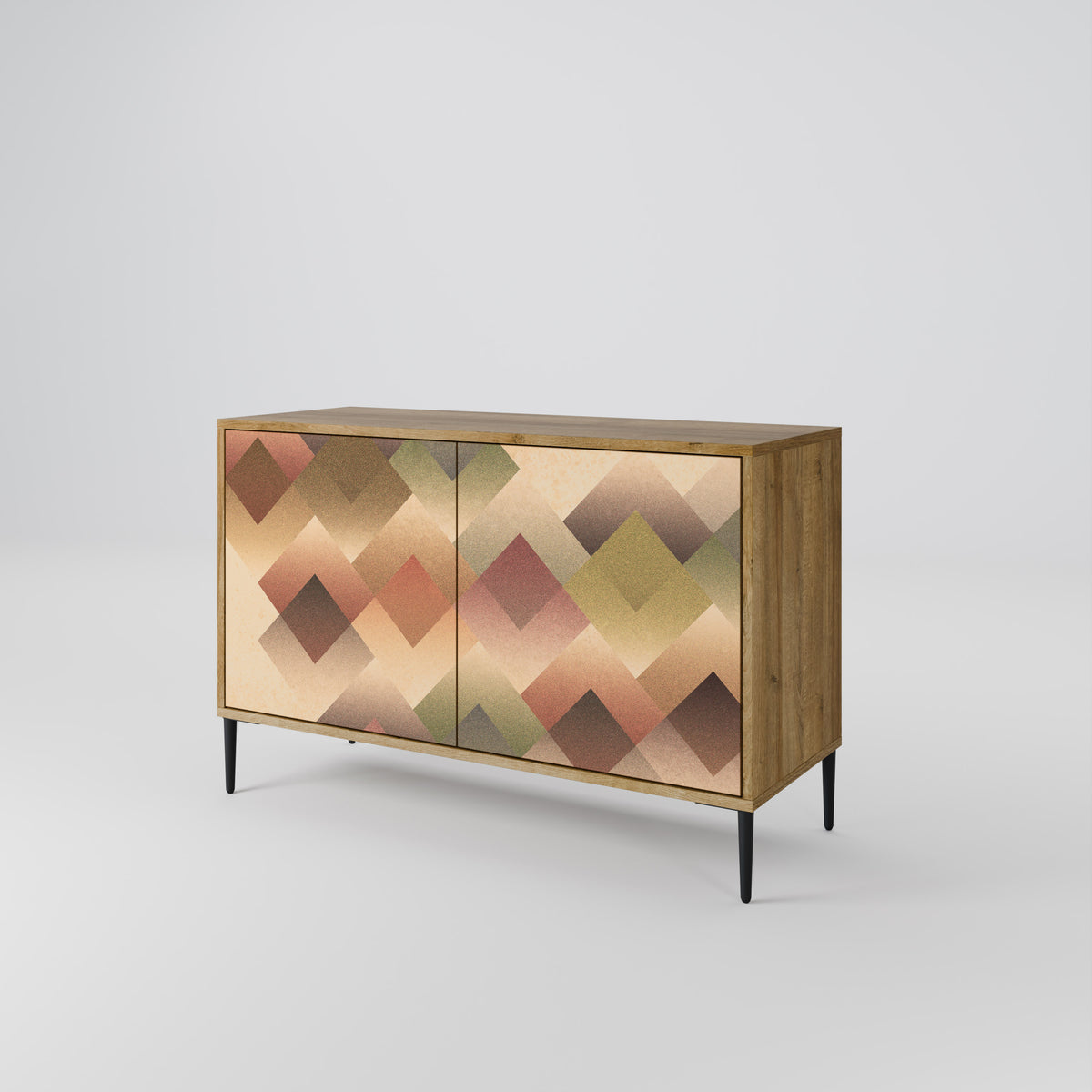 GEOMETRIC FUSION Skänk med två dörrar