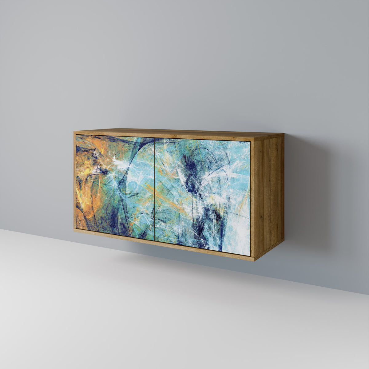 ABSTRACT THOUGHTS Skänk med två dörrar