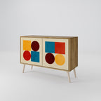 GEOMETRIC PUZZLE 2-Door Sideboard