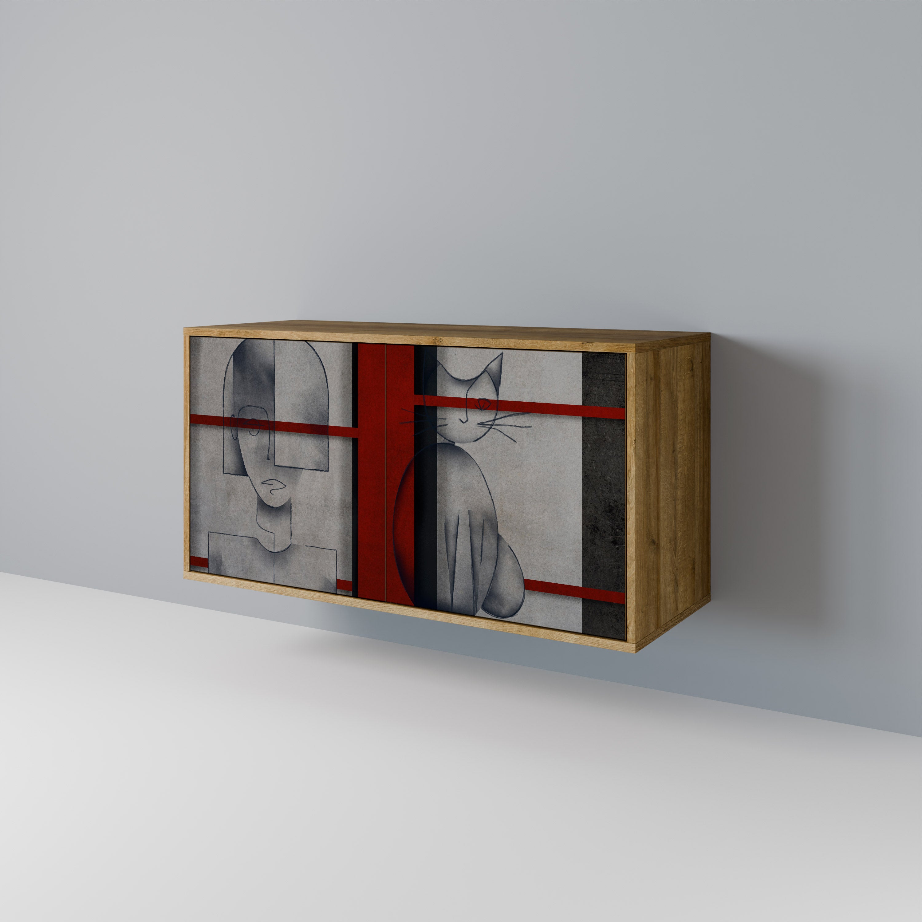 GRAY FIGURES 2-Door Sideboard