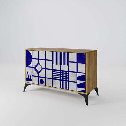 THE RIGHT PLACES 2-Door Sideboard in Oak Effect