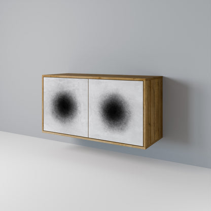 BLACK HOLE Skänk med två dörrar