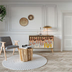 FÄRGGLADA STRINGS 2-dörrars skänk