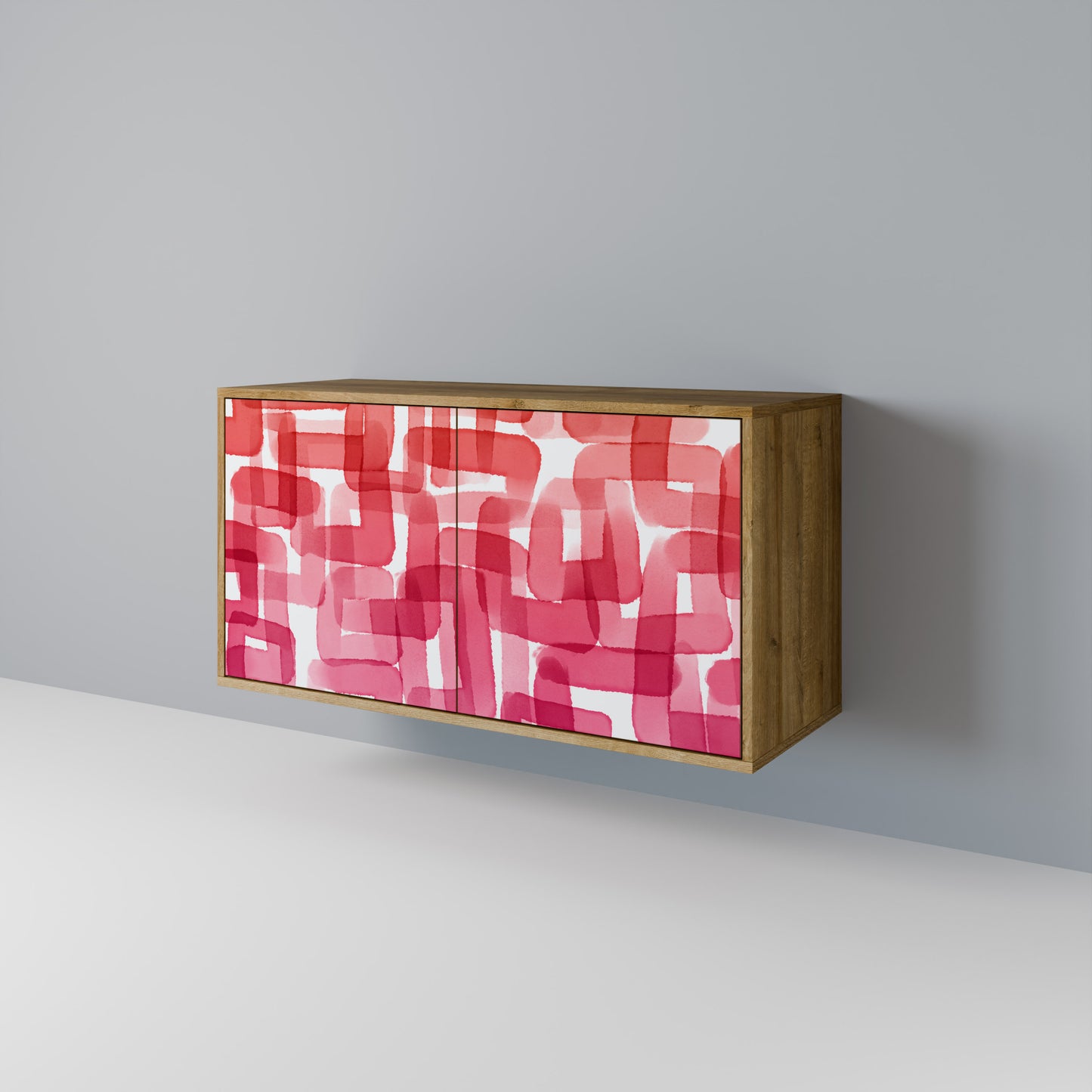 KALEIDOSCOPIC CUBISM Skänk med två dörrar