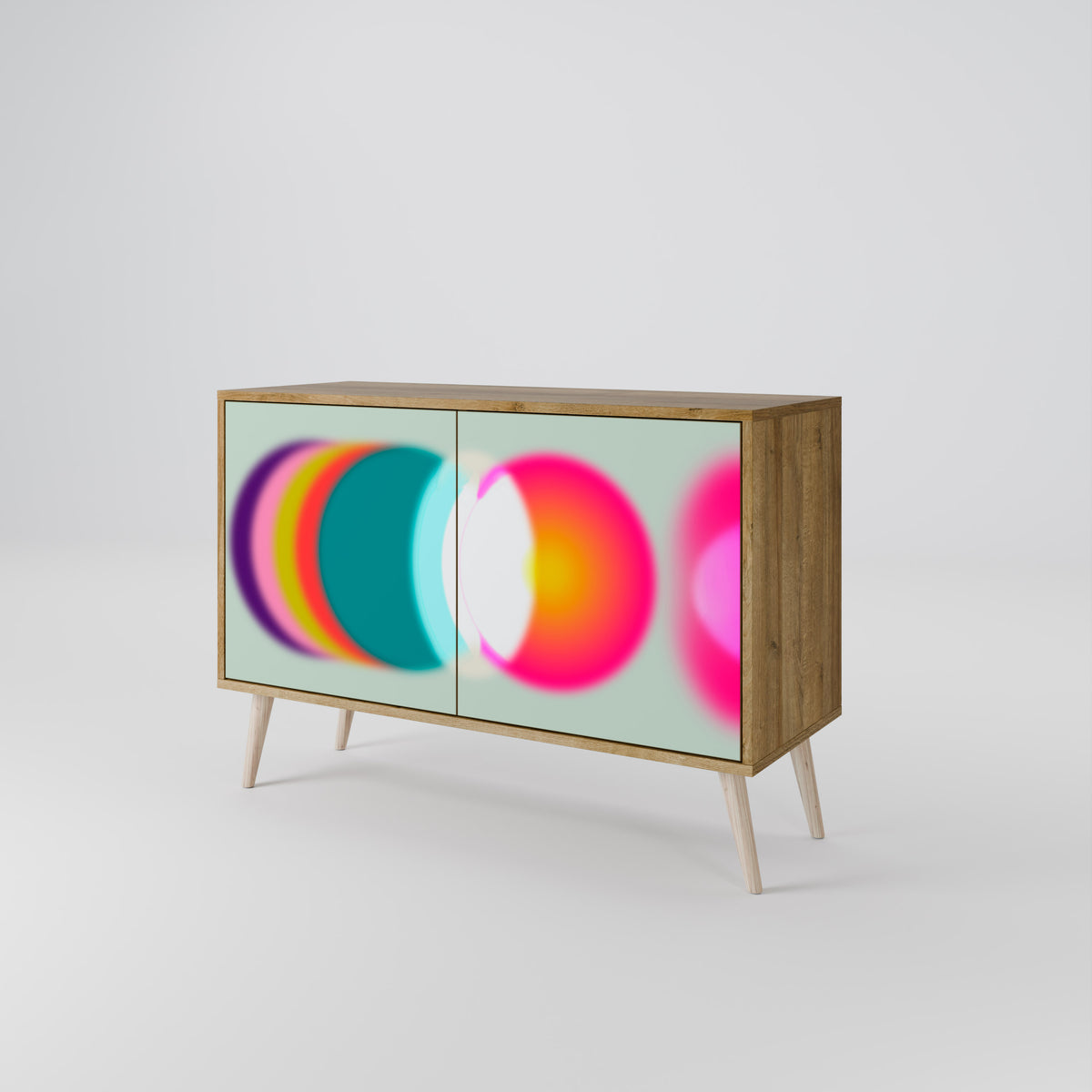 SYMPHONY OF COLORS Skänk med två dörrar