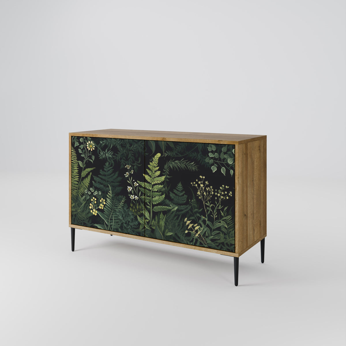FERN FLOWERS Skänk med två dörrar