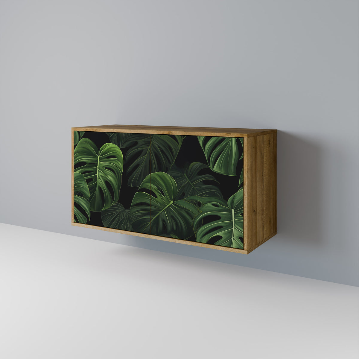 INFINITE MONSTERA Skänk med två dörrar
