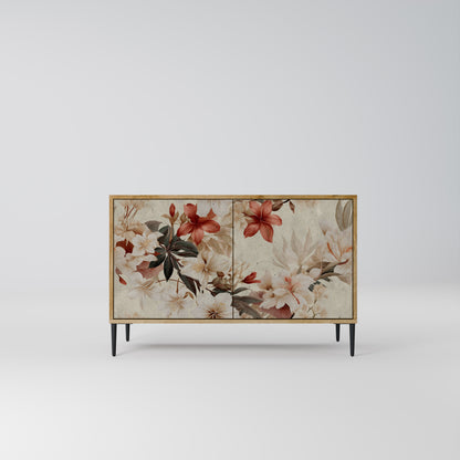 PETAL HARMONY 2-dörrars skänk i ekeffekt