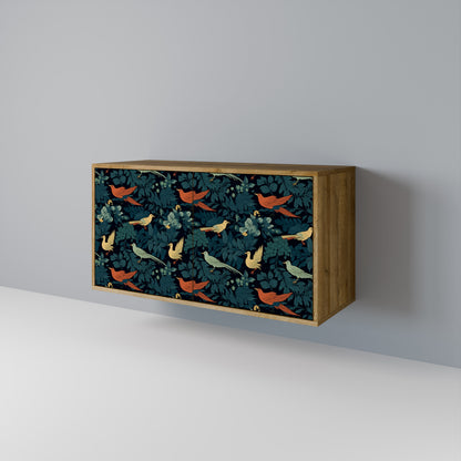 FOWL ORNAMENT Skänk med två dörrar