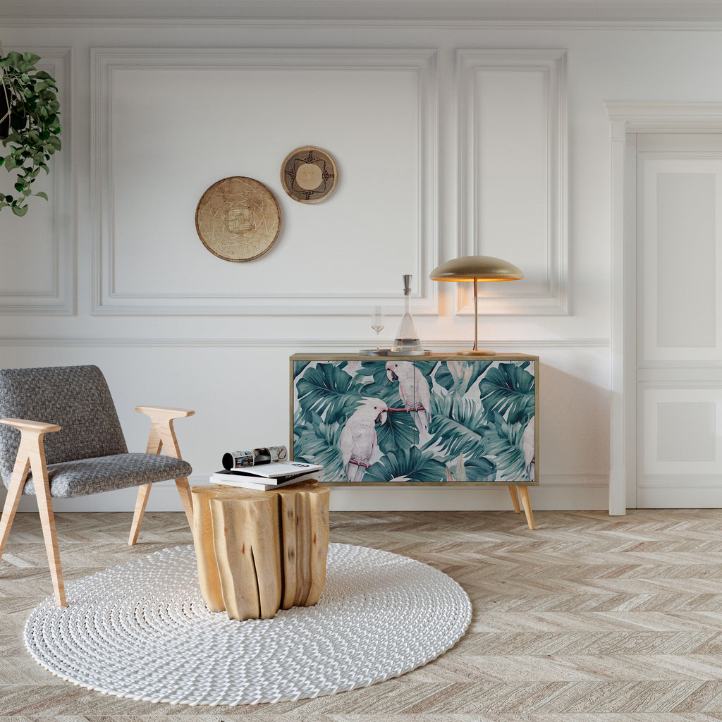 POPINJAY LOOK 2-dörrars skänk i ekeffekt