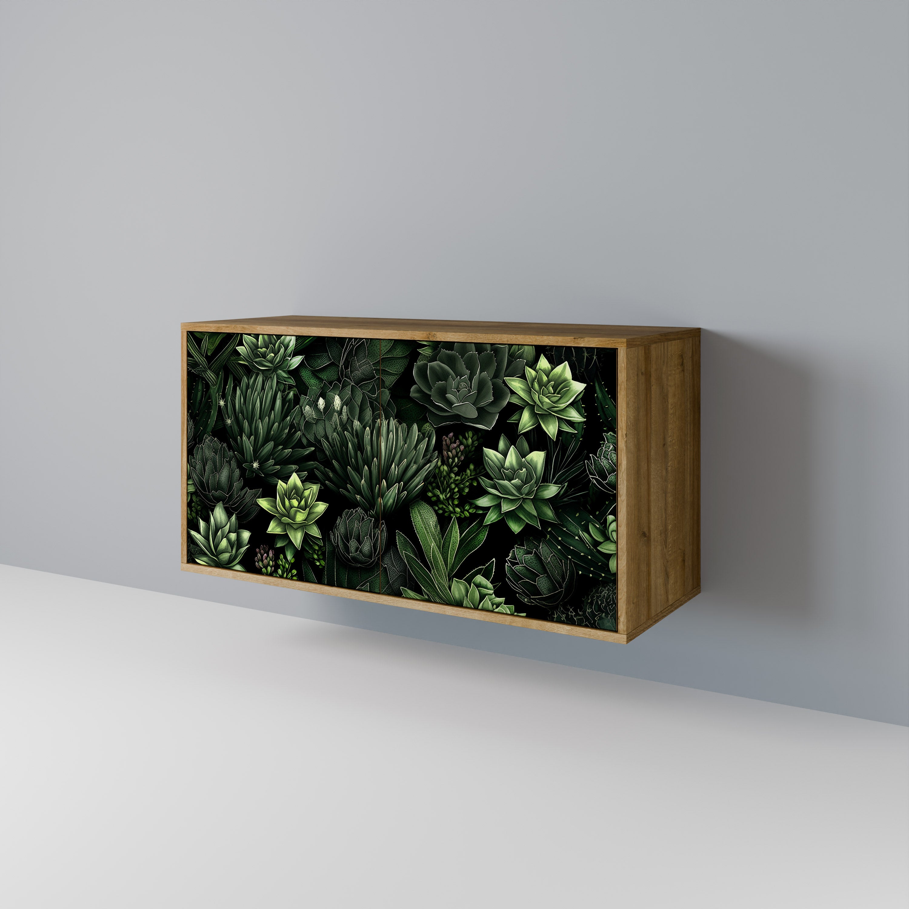 SUCCULENT JUNGLE 2-Door Sideboard