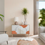 TRANQUIL TWIG Skänk med två dörrar