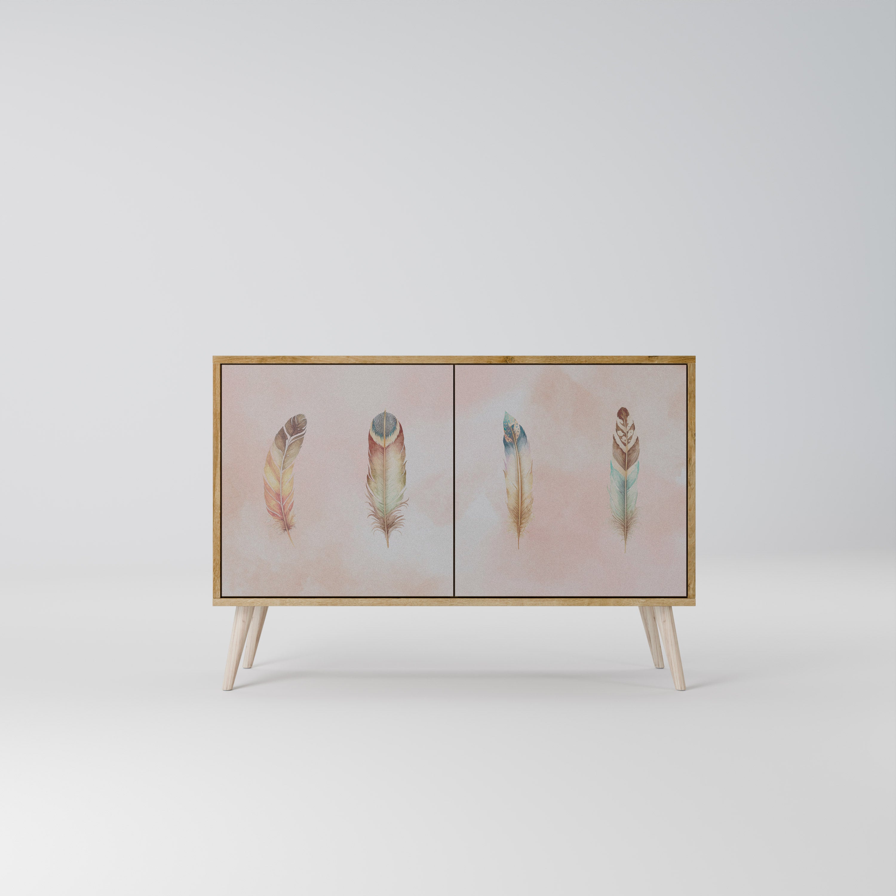 THE DELIQUESCE 2-Door Sideboard in Oak Effect