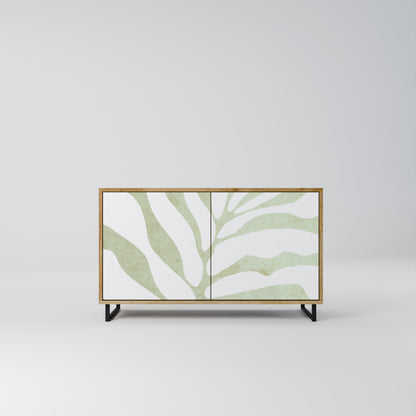 BOTANICAL SPARK 2-dörrars skänk i ekeffekt