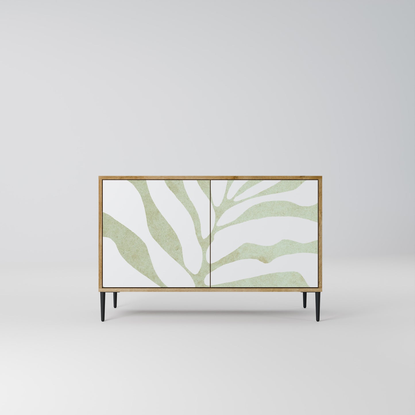 BOTANICAL SPARK 2-dörrars skänk i ekeffekt