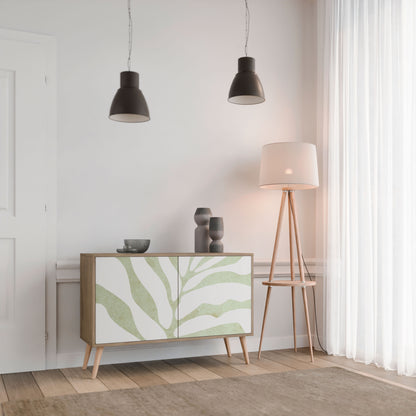 BOTANICAL SPARK 2-dörrars skänk i ekeffekt