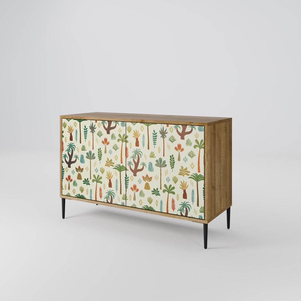 PALM SPRING 2-Door Sideboard in Oak Effect