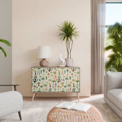 PALM SPRING 2-dörrars skänk i ekeffekt