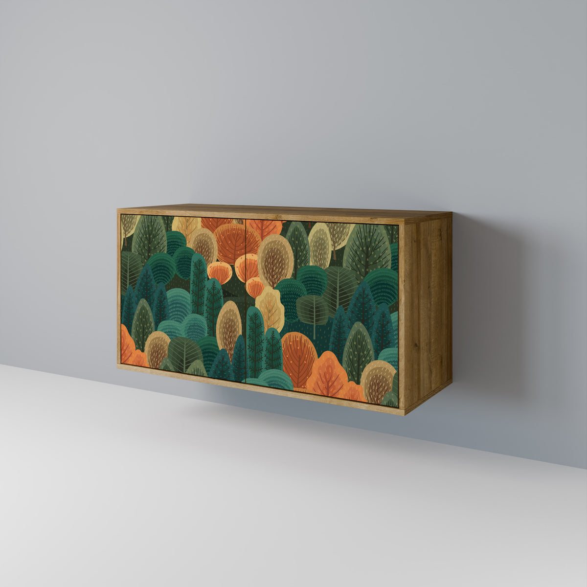 AUTUMN KALEIDOSCOPE Skänk med två dörrar