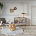 VEILED SUMMIT Skänk med två dörrar