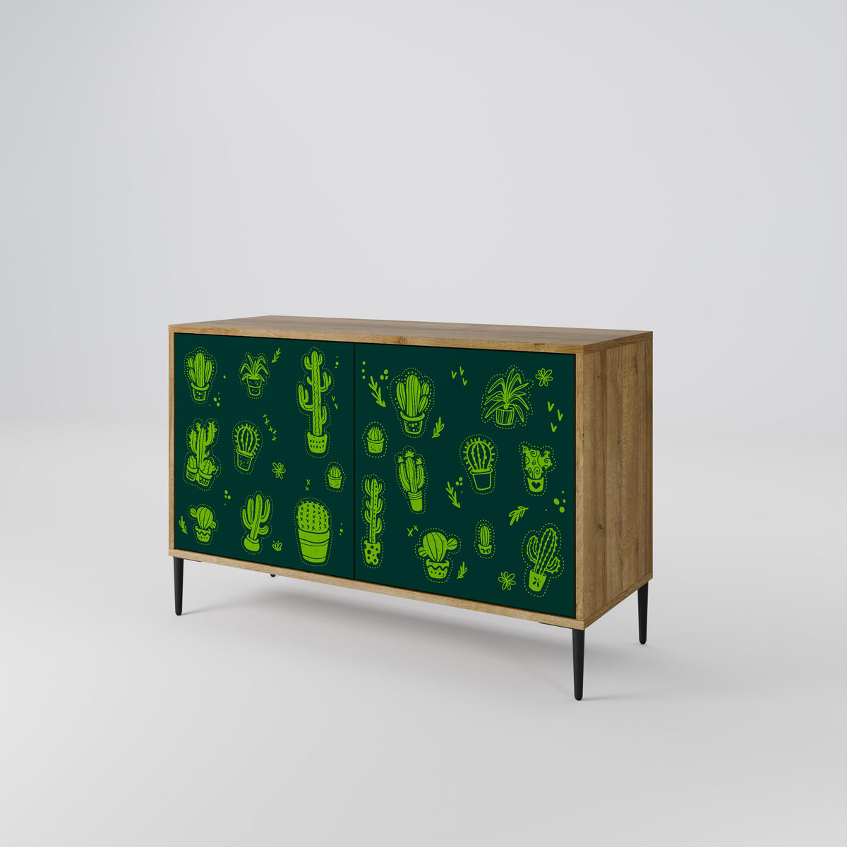 DESERT GREEN Skänk med två dörrar