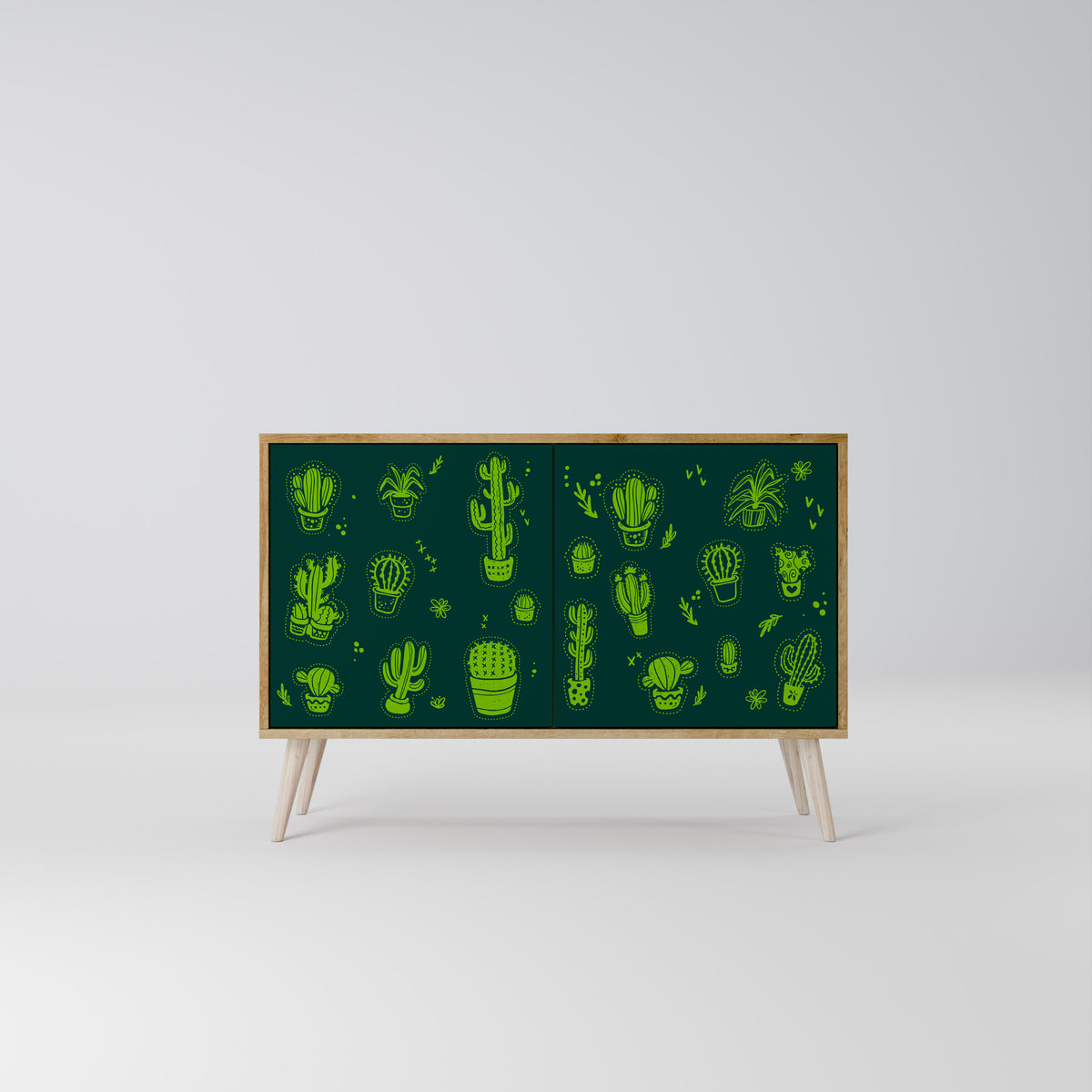 DESERT GREEN Skänk med två dörrar