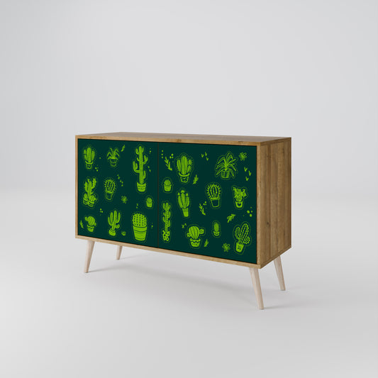 DESERT GREEN Skänk med två dörrar