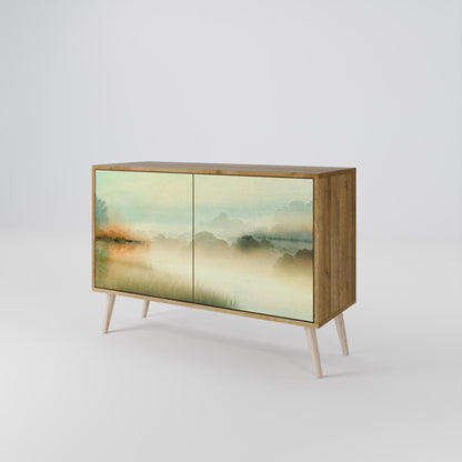 MORNING BY THE LAKE 2-Door Sideboard in Oak Effect