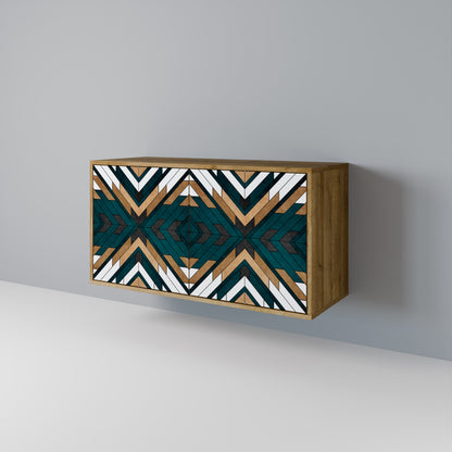 ARTISTIC GEOMETRY Skänk med två dörrar