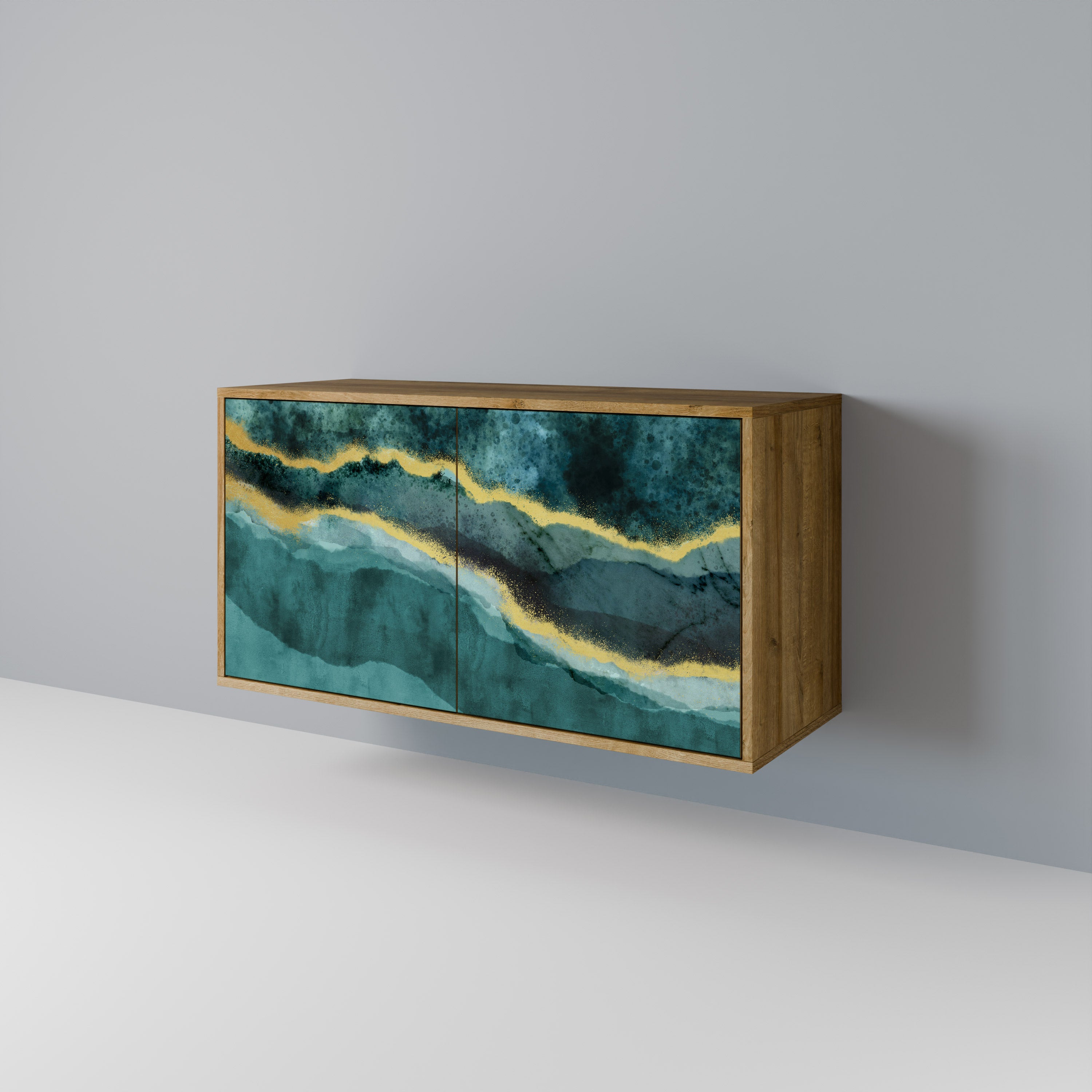 GOLDRUSH ODYSSEY Skänk med två dörrar