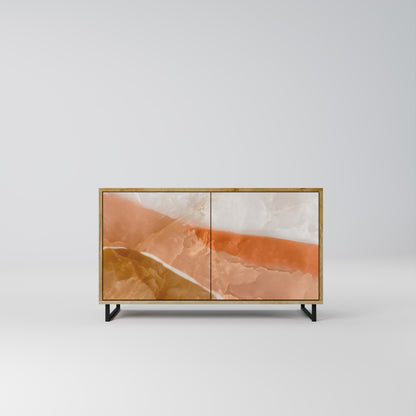 SANDHILLS SPLENDOR 2-dörrars skänk i ekeffekt