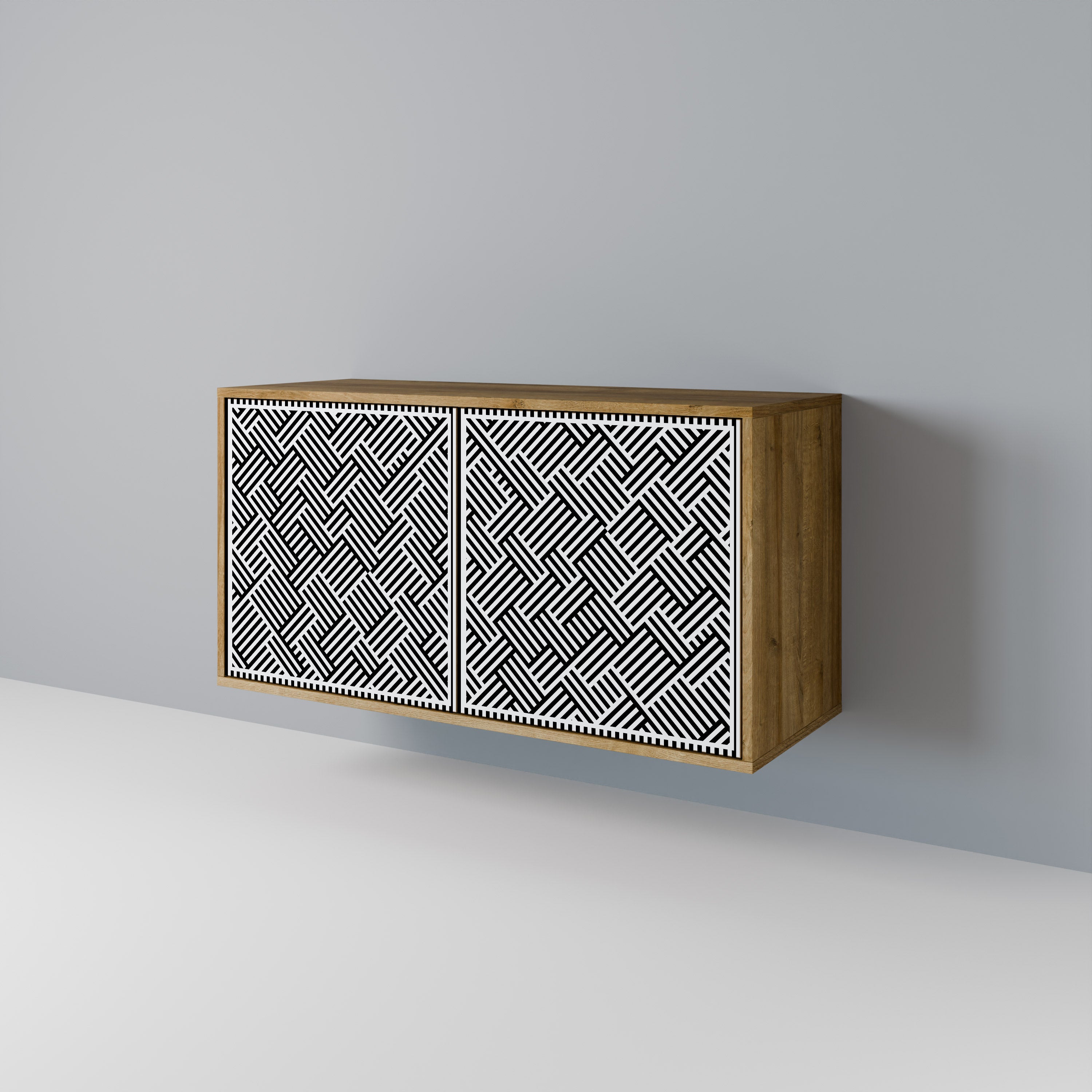 TEMPORARY SEQUENCE Skänk med två dörrar