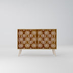 BROWN EYES Skänk med två dörrar