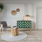 GREEN EYES Skänk med två dörrar