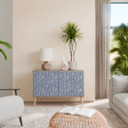 GRAPHITE RAIN Skänk med två dörrar