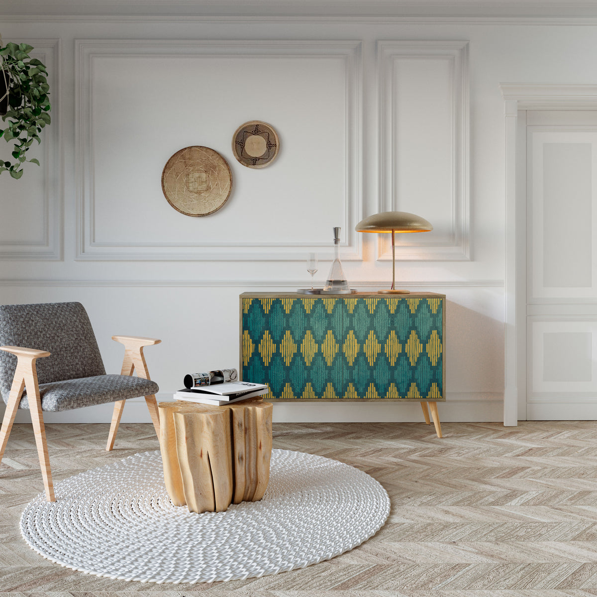 POLYGONS 2-Door Sideboard
