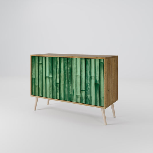 NATURAL GREEN Skänk med två dörrar