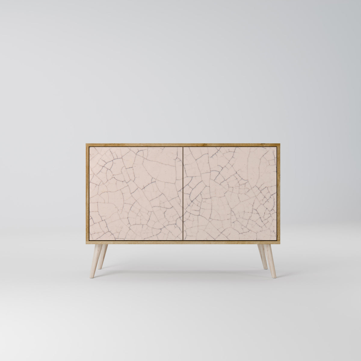 CERAMIC TEXTURE Skänk med två dörrar