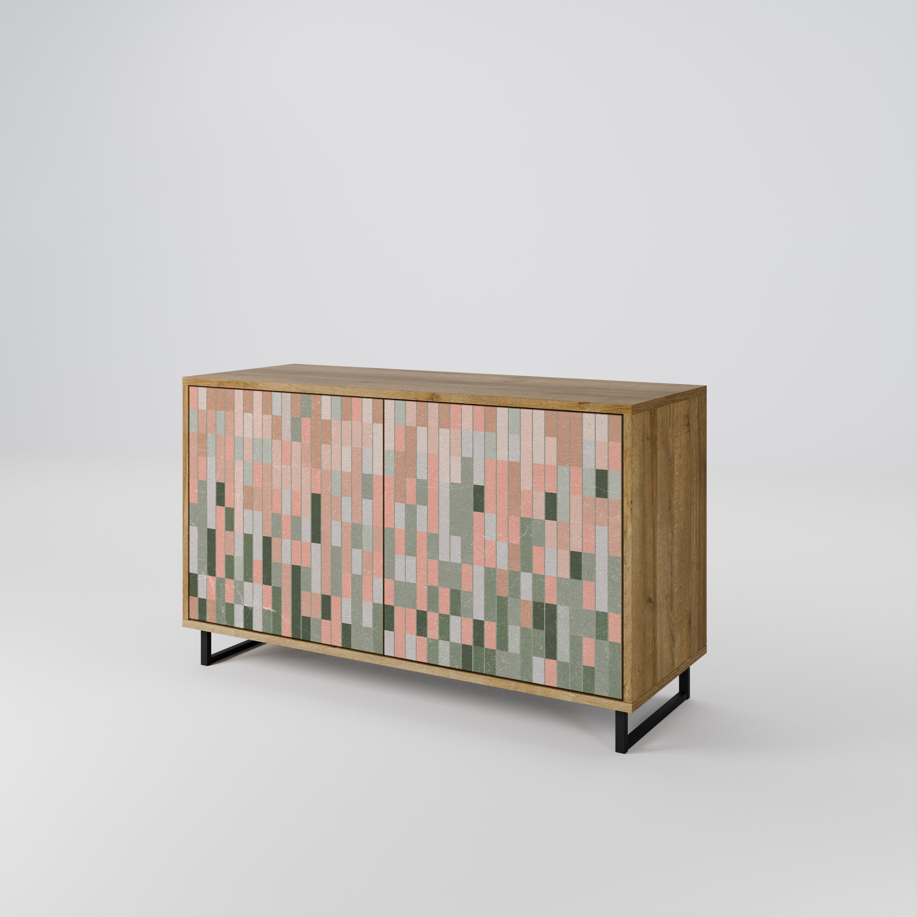 BUILDING THE FUTURE 2-Door Sideboard in Oak Effect