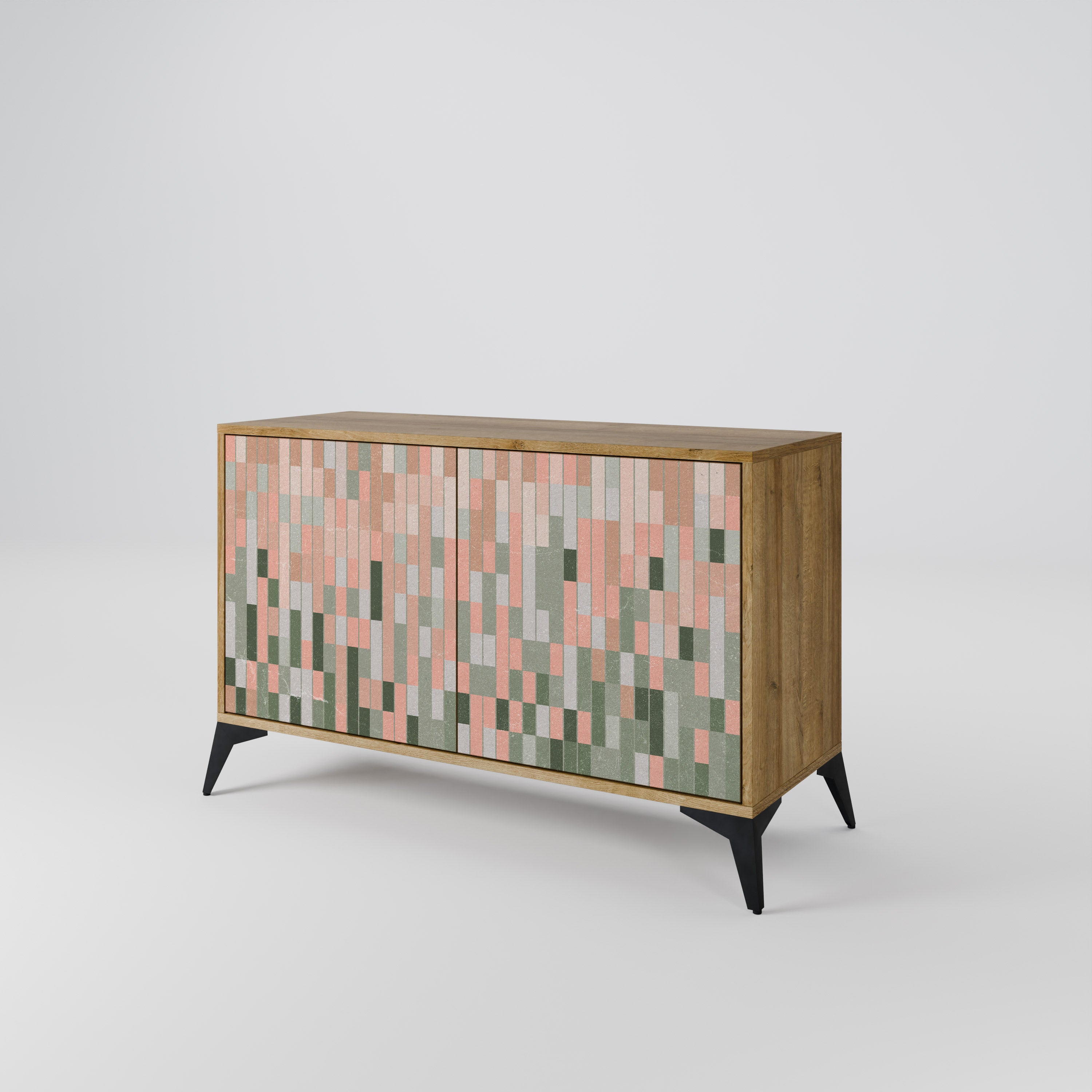 BUILDING THE FUTURE 2-Door Sideboard in Oak Effect
