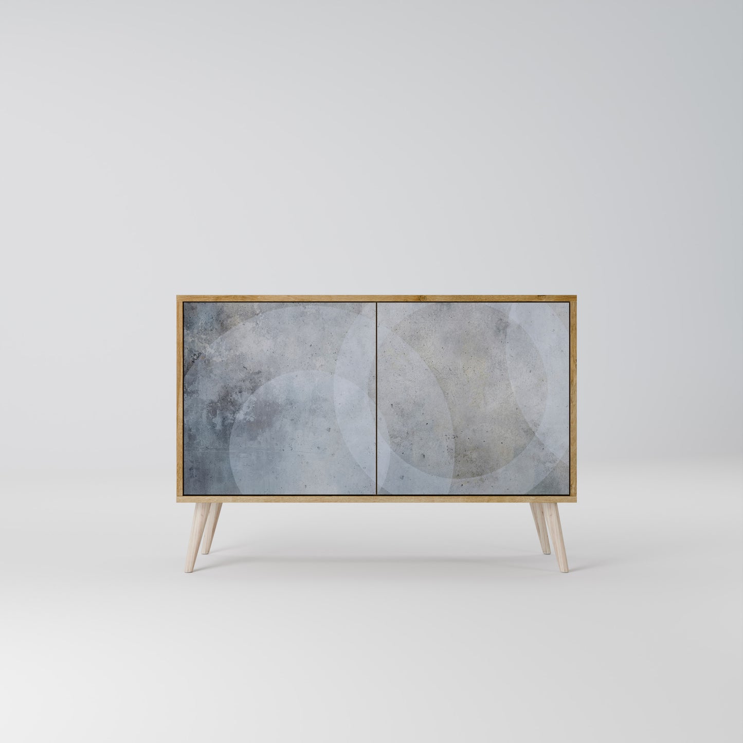 MUTED ARC 2-Door Sideboard in Oak Effect