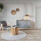 MUTED ARC skänk med 2 dörrar