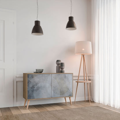 MUTED ARC 2-Door Sideboard in Oak Effect
